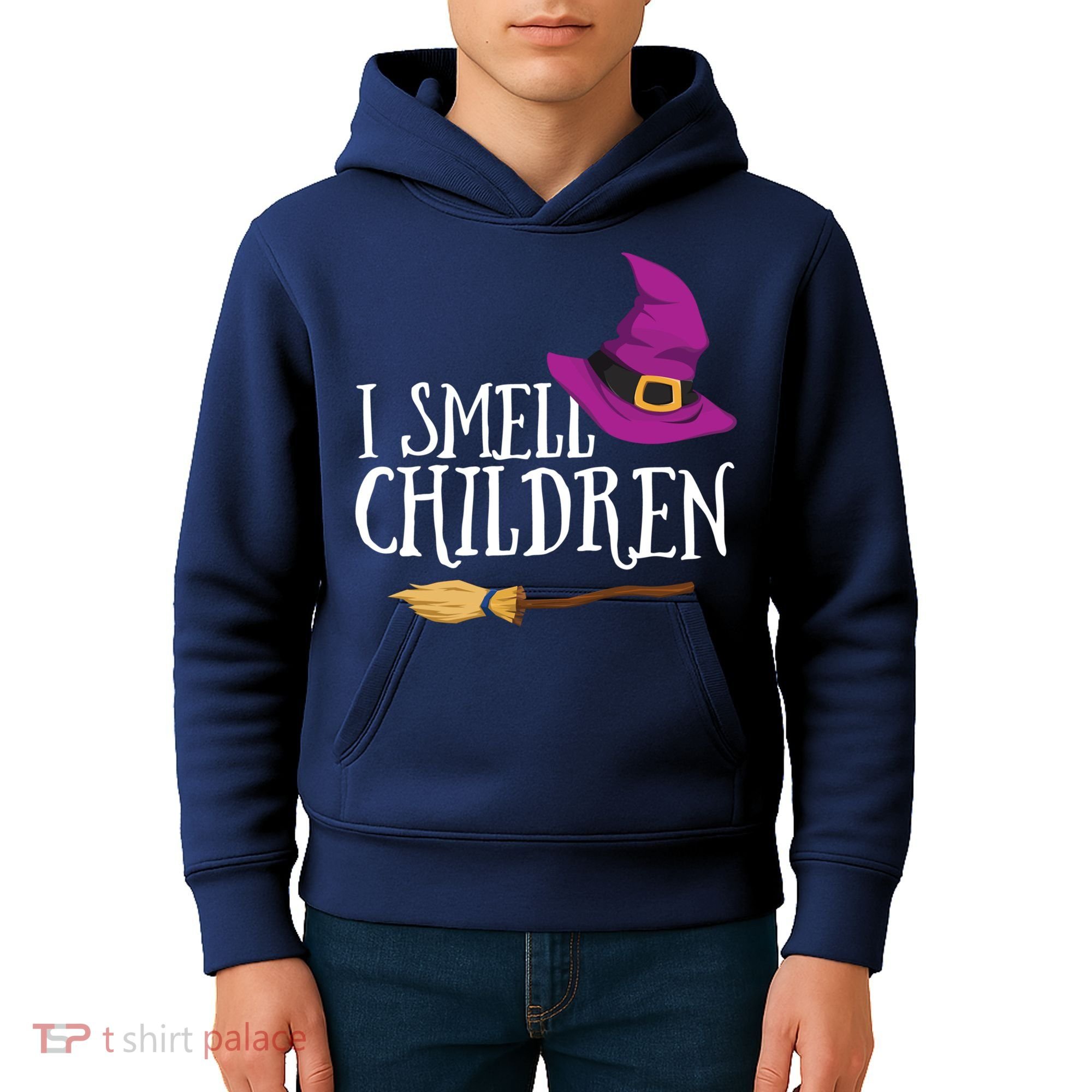 I Smell Children Teacher Halloween Party Witch Easy Costume Kids Hoodie