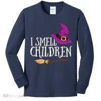 I Smell Children Teacher Halloween Party Witch Easy Costume Kids Long Sleeve Shirt thumb 0