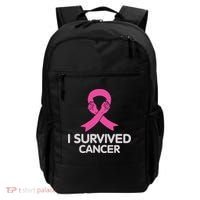 I Survived Cancer Breast Cancer Awareness Backpack thumb 0