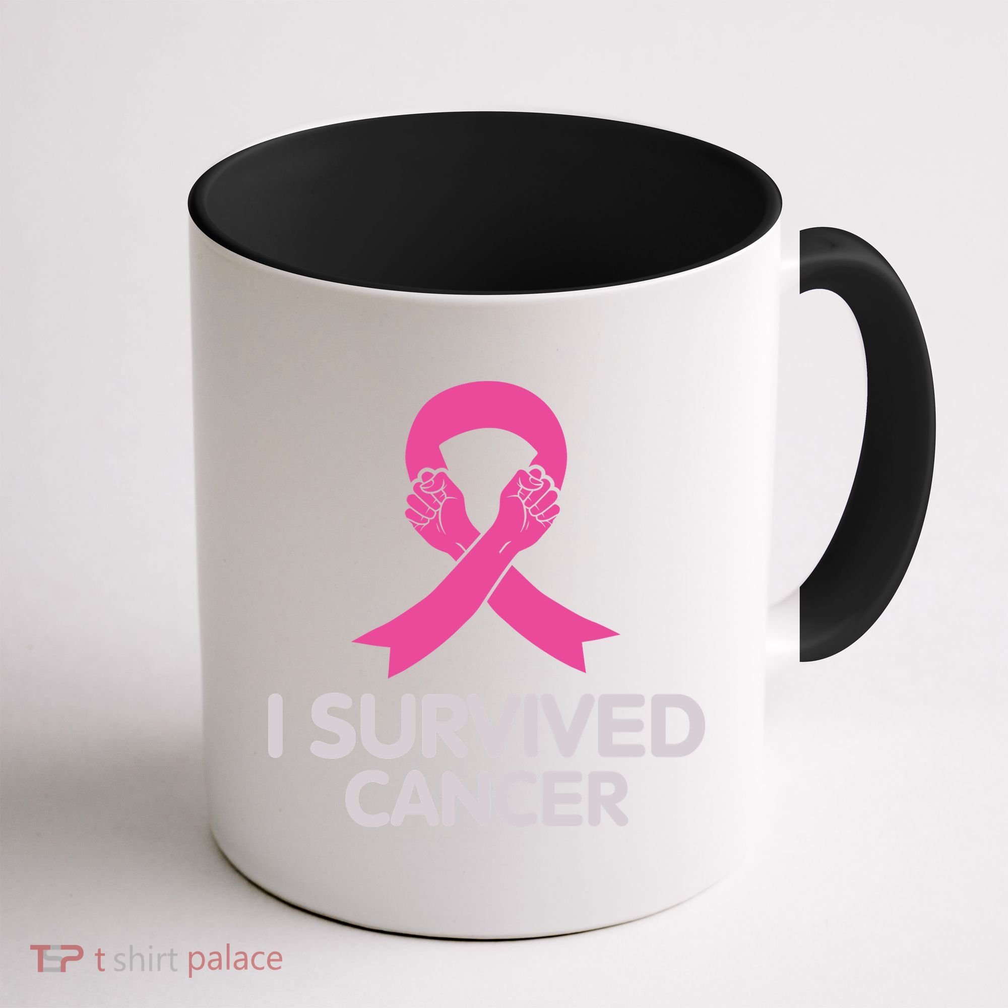 I Survived Cancer Breast Cancer Awareness Coffee Mug