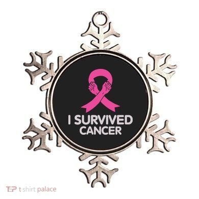 I Survived Cancer Breast Cancer Awareness Ornament