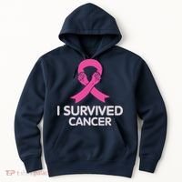 I Survived Cancer Breast Cancer Awareness Hoodie thumb 0