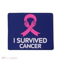 I Survived Cancer Breast Cancer Awareness Mousepad thumb 0