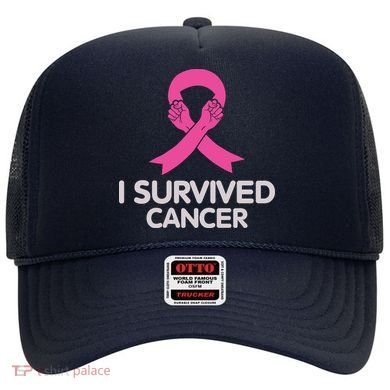 I Survived Cancer Breast Cancer Awareness Hat