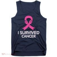 I Survived Cancer Breast Cancer Awareness Tank Top thumb 0