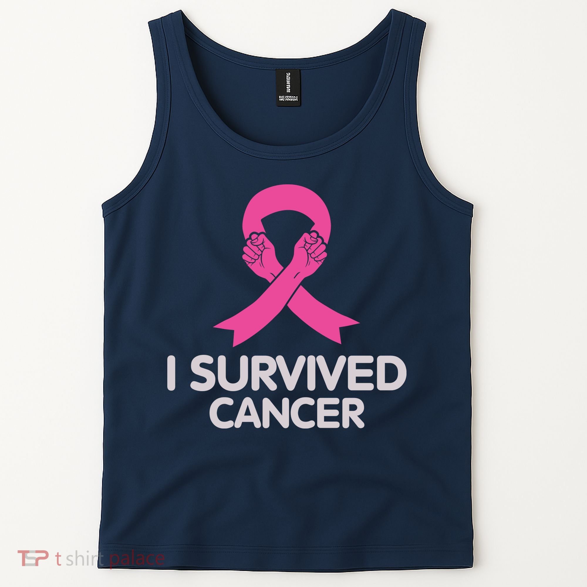 I Survived Cancer Breast Cancer Awareness Tank Top