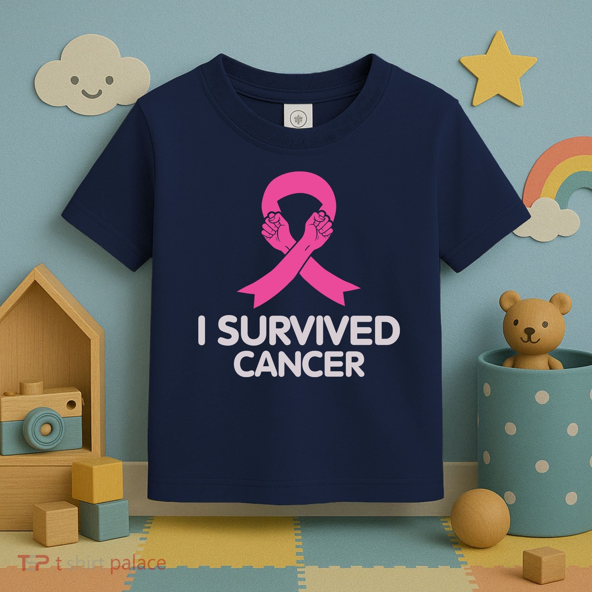 I Survived Cancer Breast Cancer Awareness Toddler T-Shirt