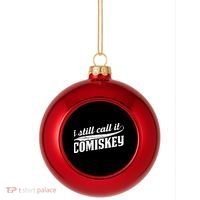 I Still Call It Comiskey Baseball Lovers Plastic Christmas Ball Ornament thumb 0
