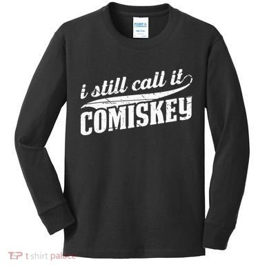 I Still Call It Comiskey Baseball Lovers Kids Long Sleeve Shirt