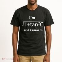 IM Sec C And I Know It Funny Sexy Math Humor Tall T-Shirt thumb 2