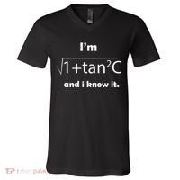 IM Sec C And I Know It Funny Sexy Math Humor V-Neck T-Shirt thumb 0
