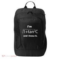 IM Sec C And I Know It Funny Sexy Math Humor City Backpack thumb 0