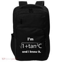 IM Sec C And I Know It Funny Sexy Math Humor Impact Tech Backpack thumb 0