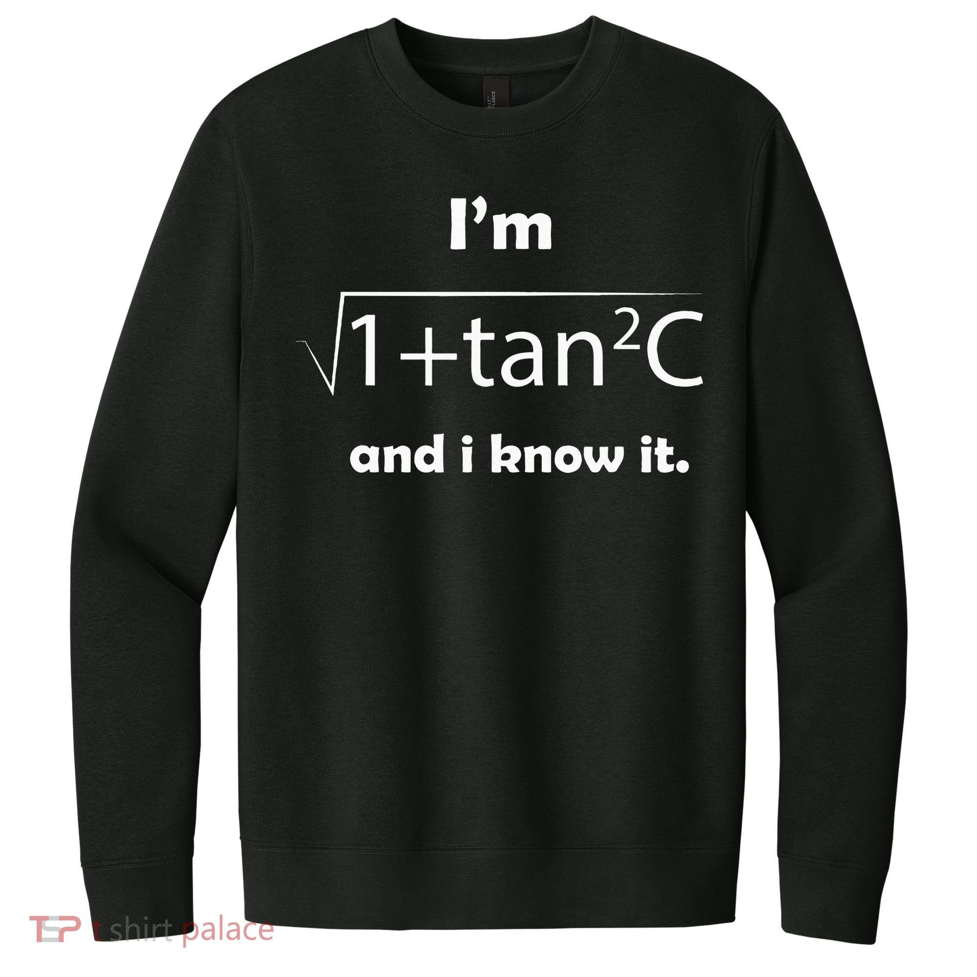 IM Sec C And I Know It Funny Sexy Math Humor V.I.T. Fleece Crew Sweatshirt