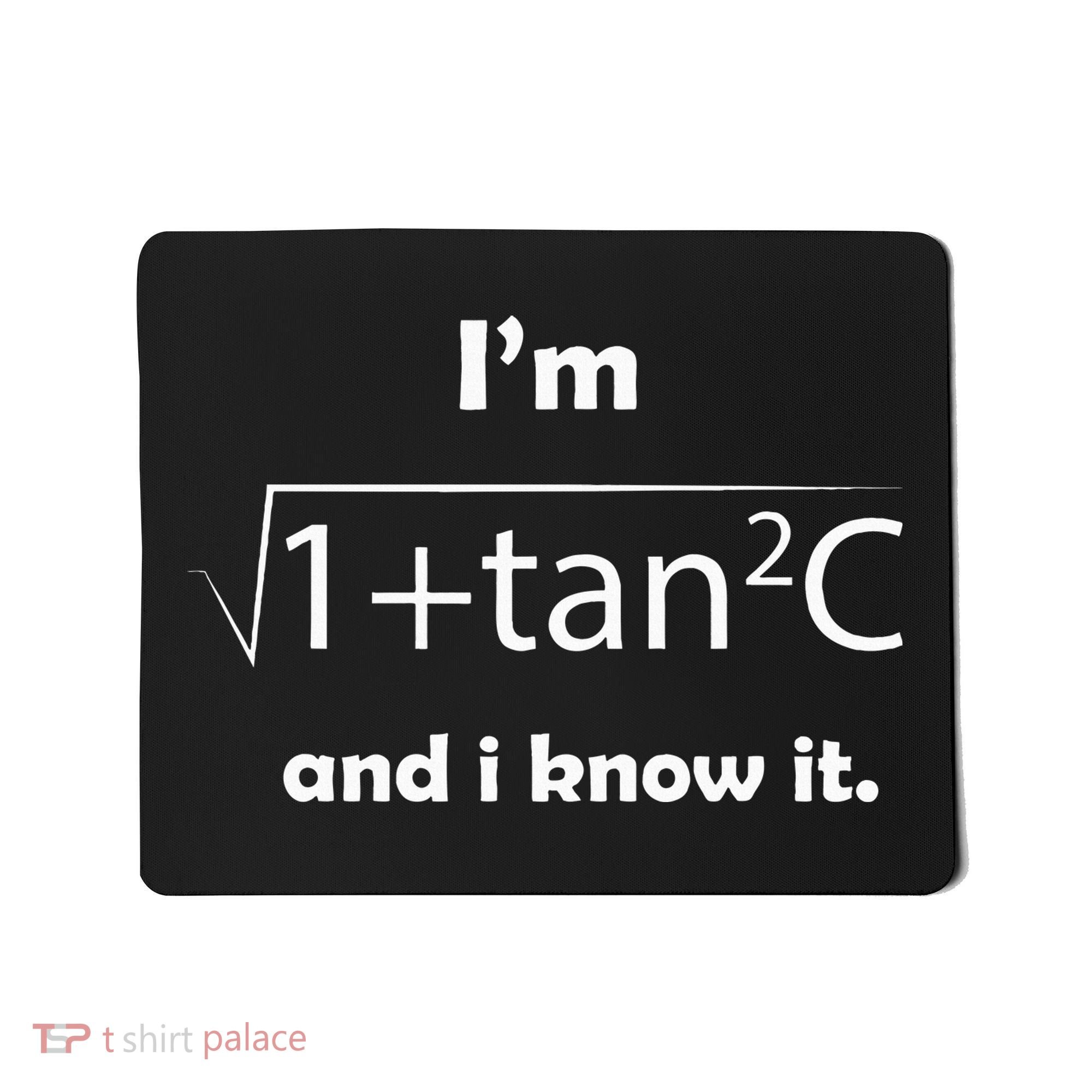 IM Sec C And I Know It Funny Sexy Math Humor Mousepad