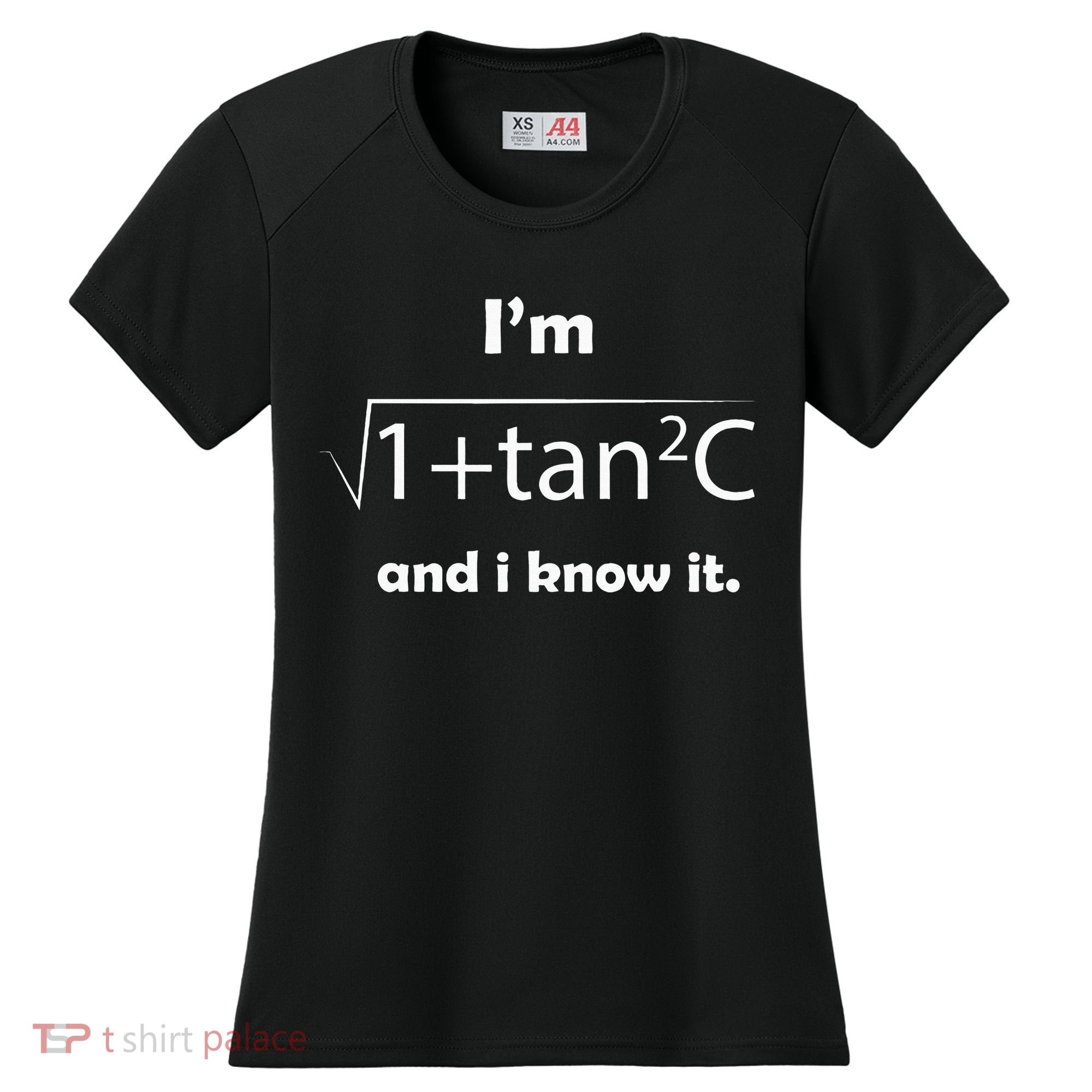 IM Sec C And I Know It Funny Sexy Math Humor Women's Cooling Performance Crew T-Shirt