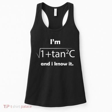 IM Sec C And I Know It Funny Sexy Math Humor Women's Tank Top