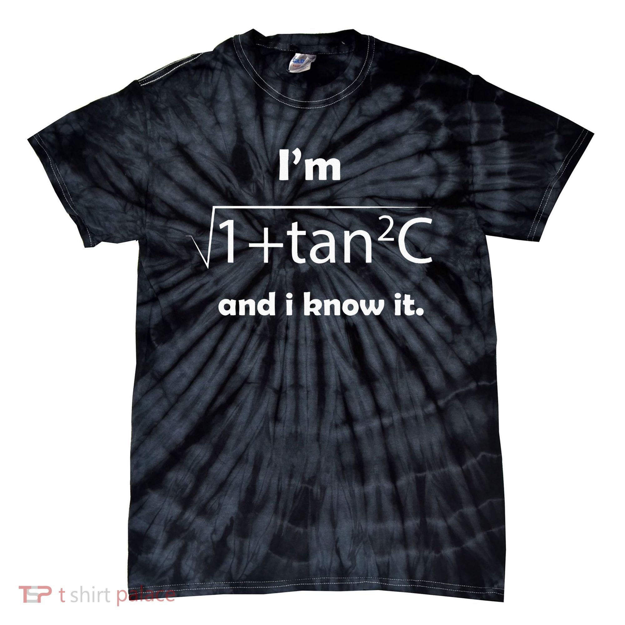 IM Sec C And I Know It Funny Sexy Math Humor Tie-Dye T-Shirt