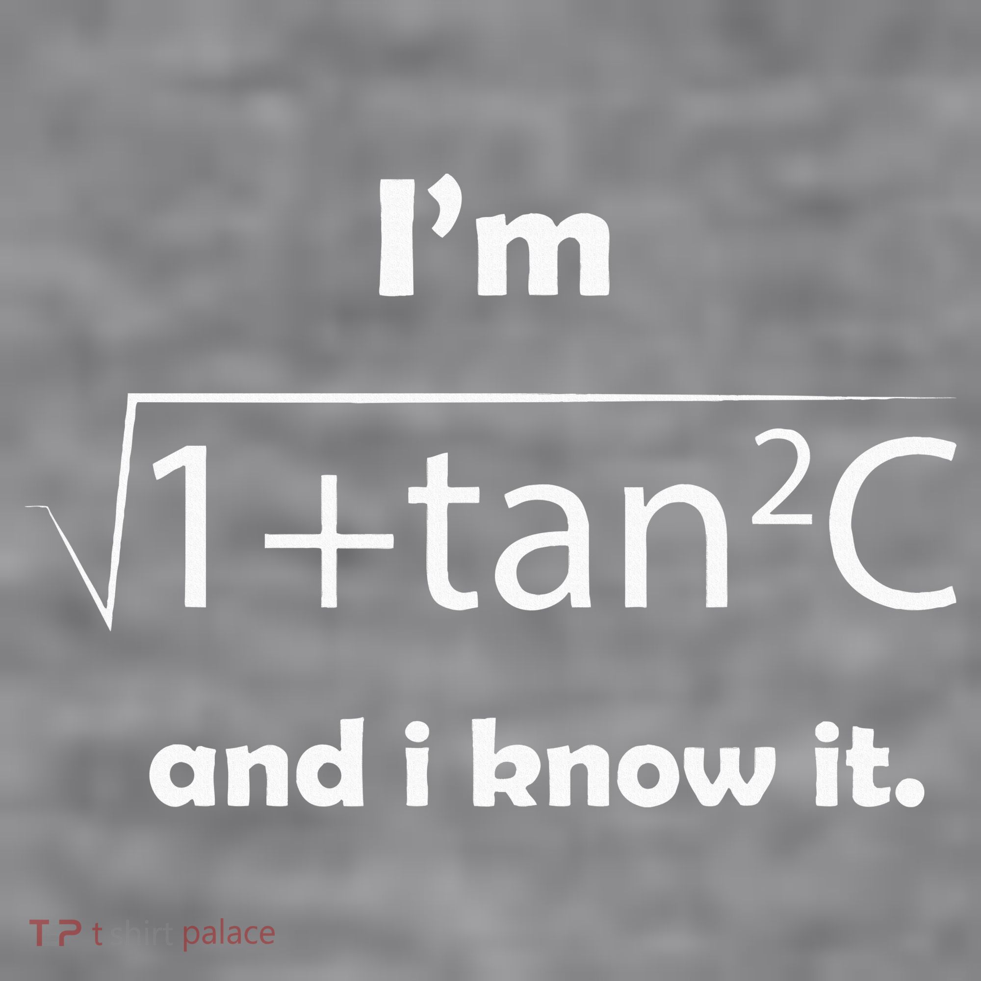 IM Sec C And I Know It Funny Sexy Math Humor Women's Racerback Cropped Tank