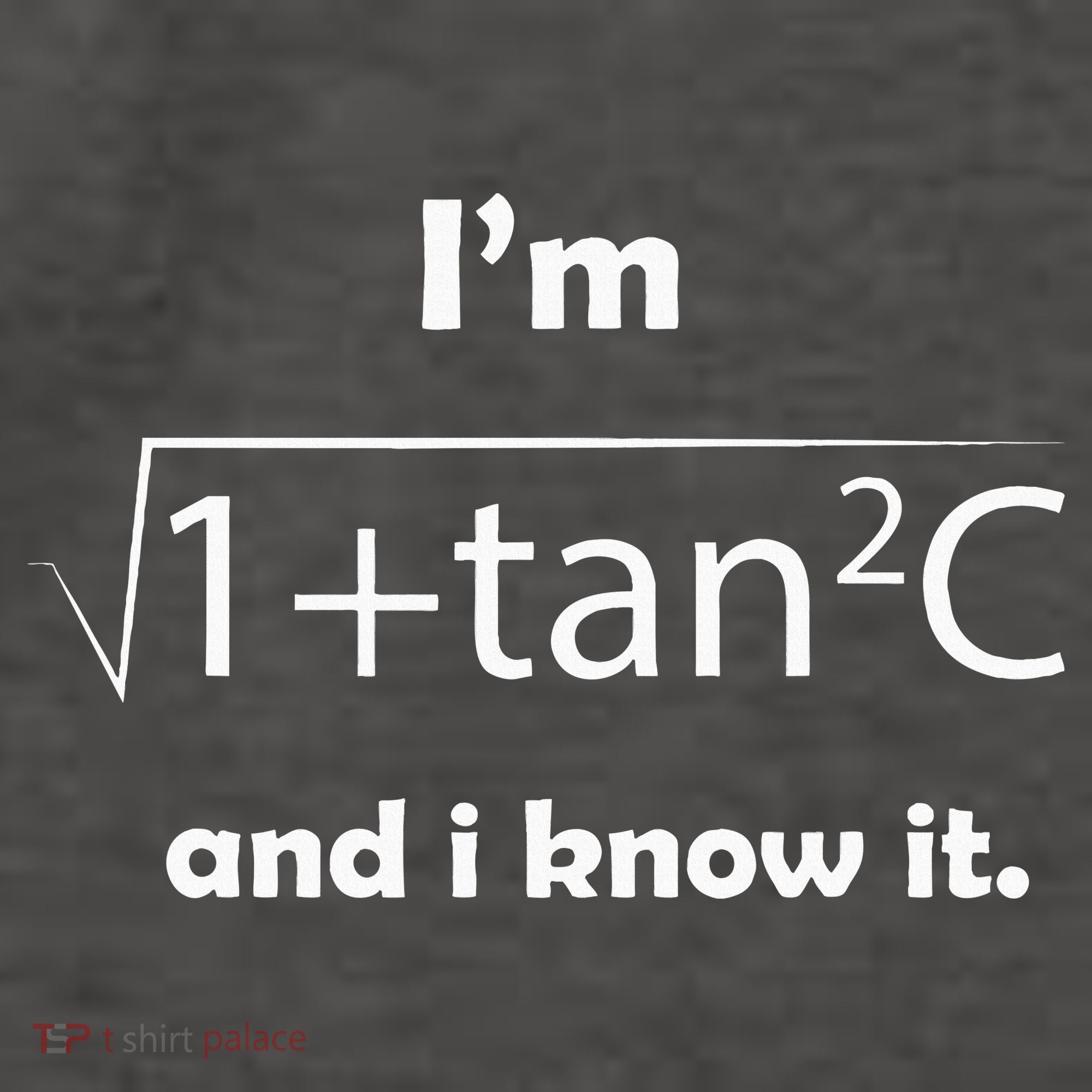 IM Sec C And I Know It Funny Sexy Math Humor Vector Backpack