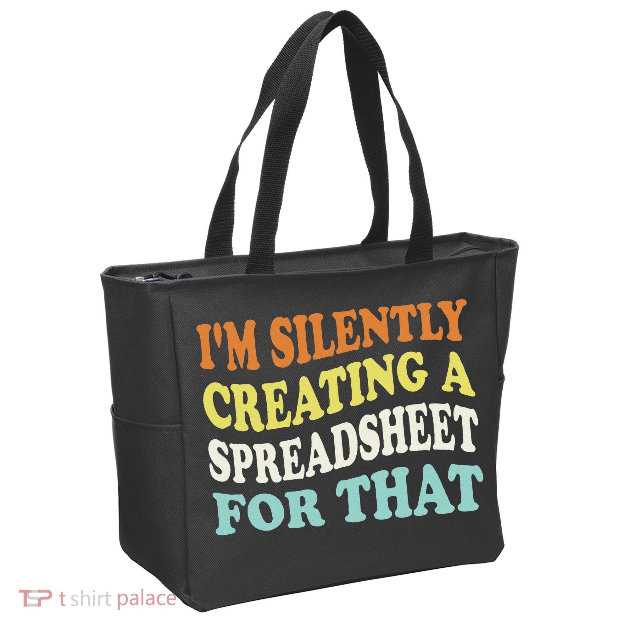 IM Silently Creating A Spreadsheet For That Tote Bag