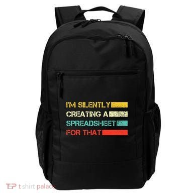 Im Silently Creating A Spreadsheet For That CPA Accountant Backpack