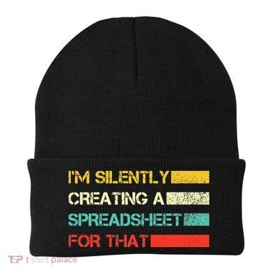 Im Silently Creating A Spreadsheet For That CPA Accountant Beanie