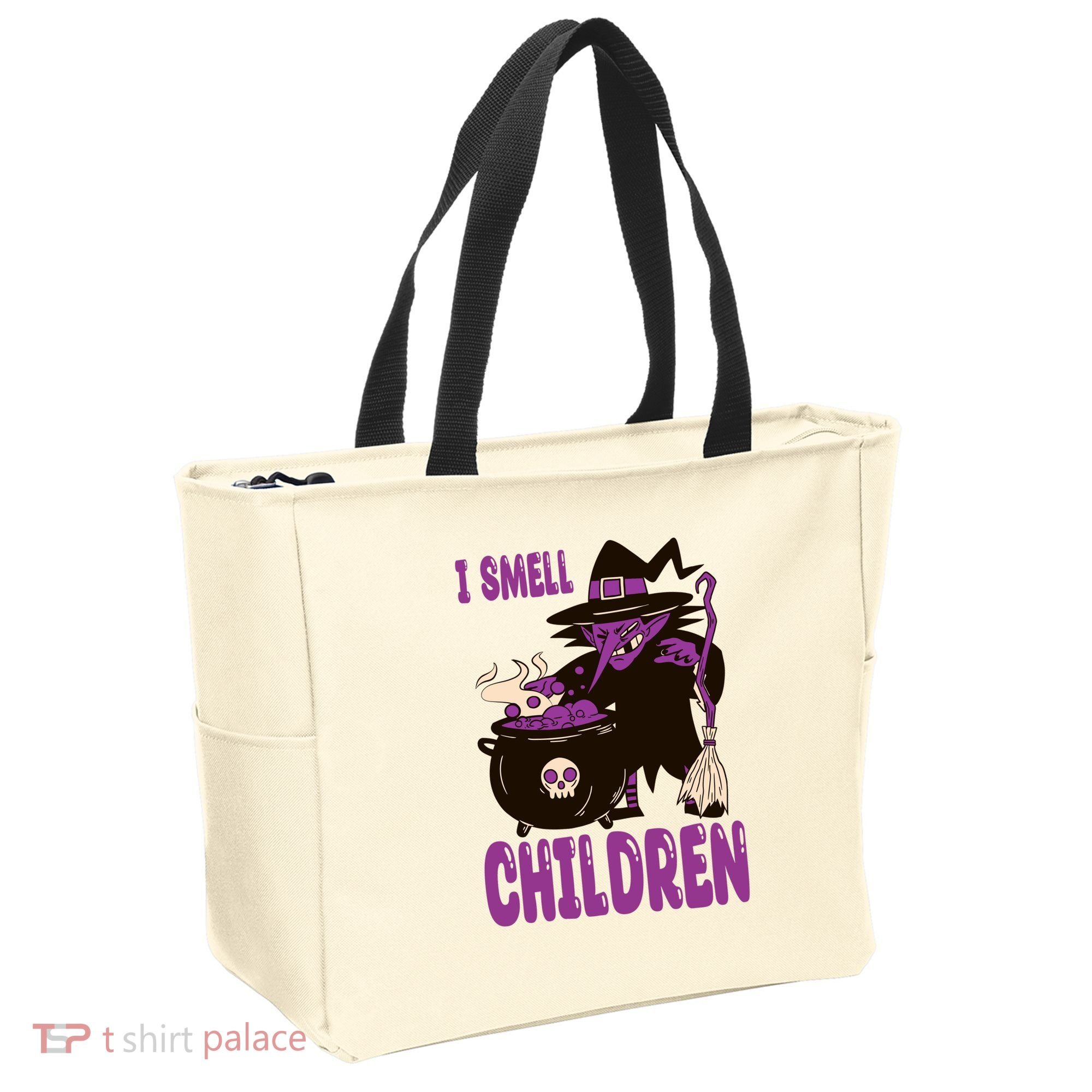 I Smell Children Funny Halloween Witch Tote Bag