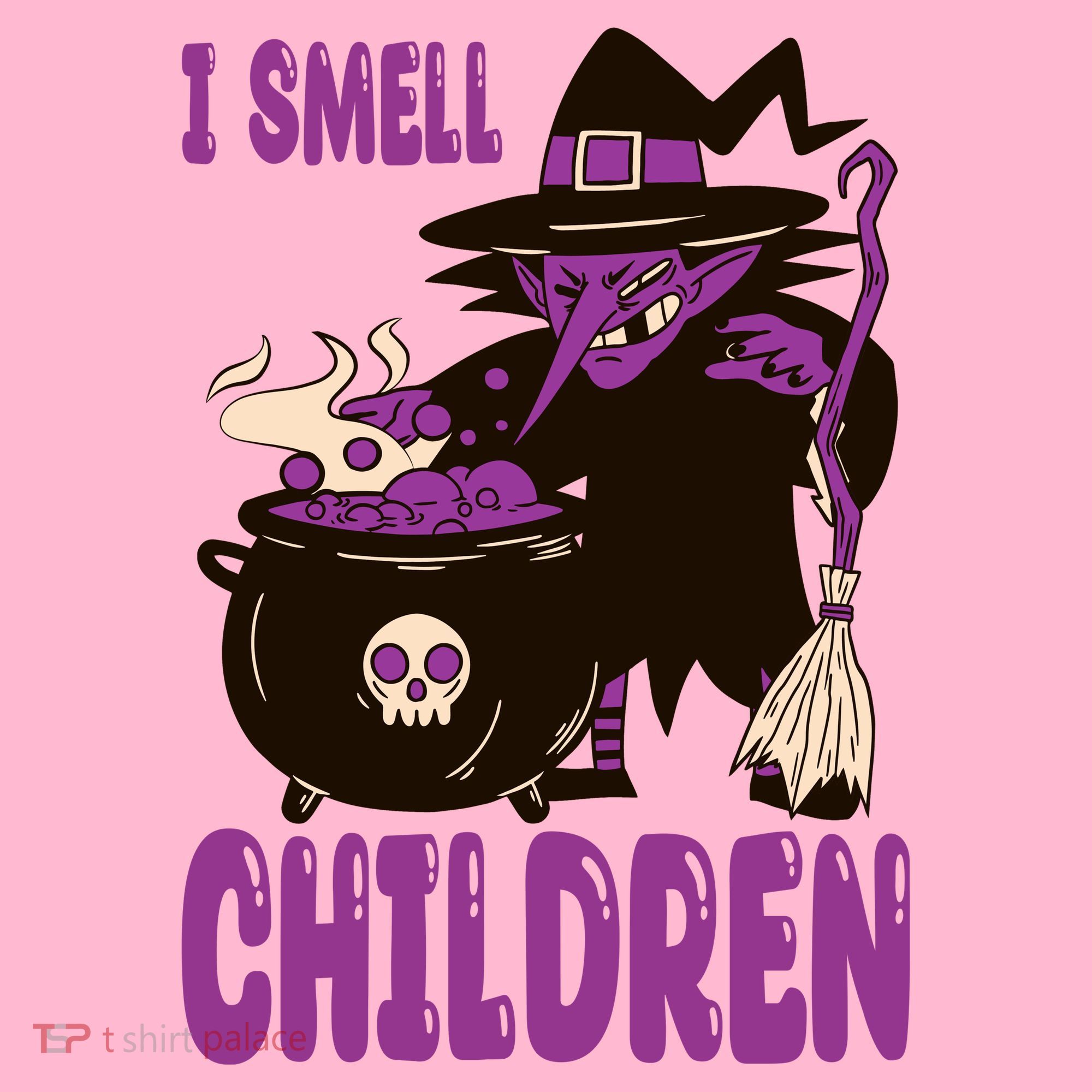 I Smell Children Funny Halloween Witch Coaster