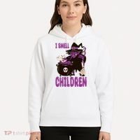 I Smell Children Funny Halloween Witch Hoodie thumb 5