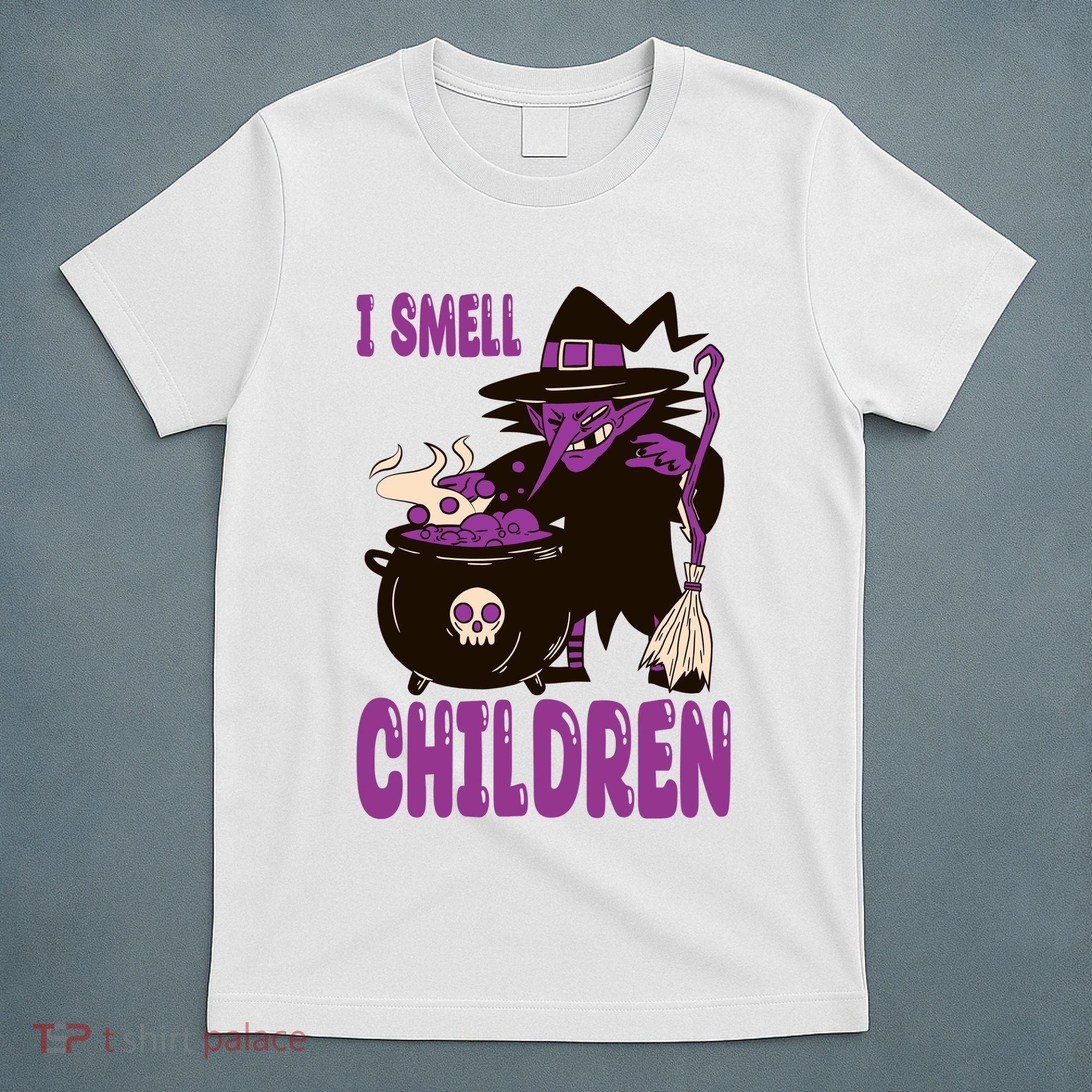 I Smell Children Funny Halloween Witch T-Shirt