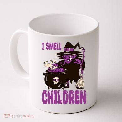 I Smell Children Funny Halloween Witch Coffee Mug