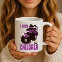 I Smell Children Funny Halloween Witch Coffee Mug thumb 3