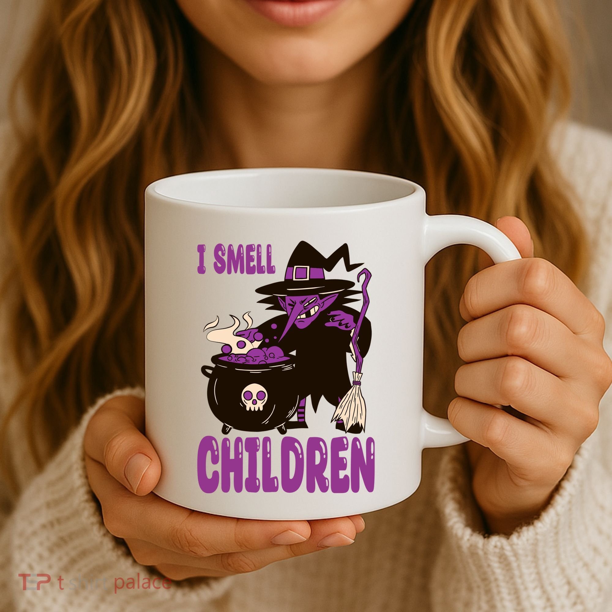 I Smell Children Funny Halloween Witch Coffee Mug