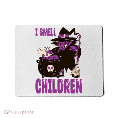 I Smell Children Funny Halloween Witch Mousepad