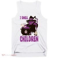 I Smell Children Funny Halloween Witch Tank Top thumb 0