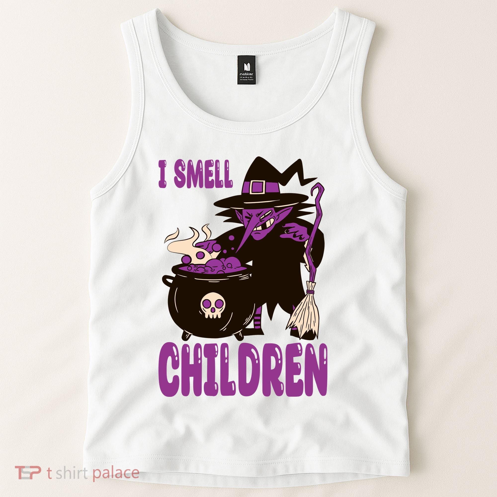 I Smell Children Funny Halloween Witch Tank Top