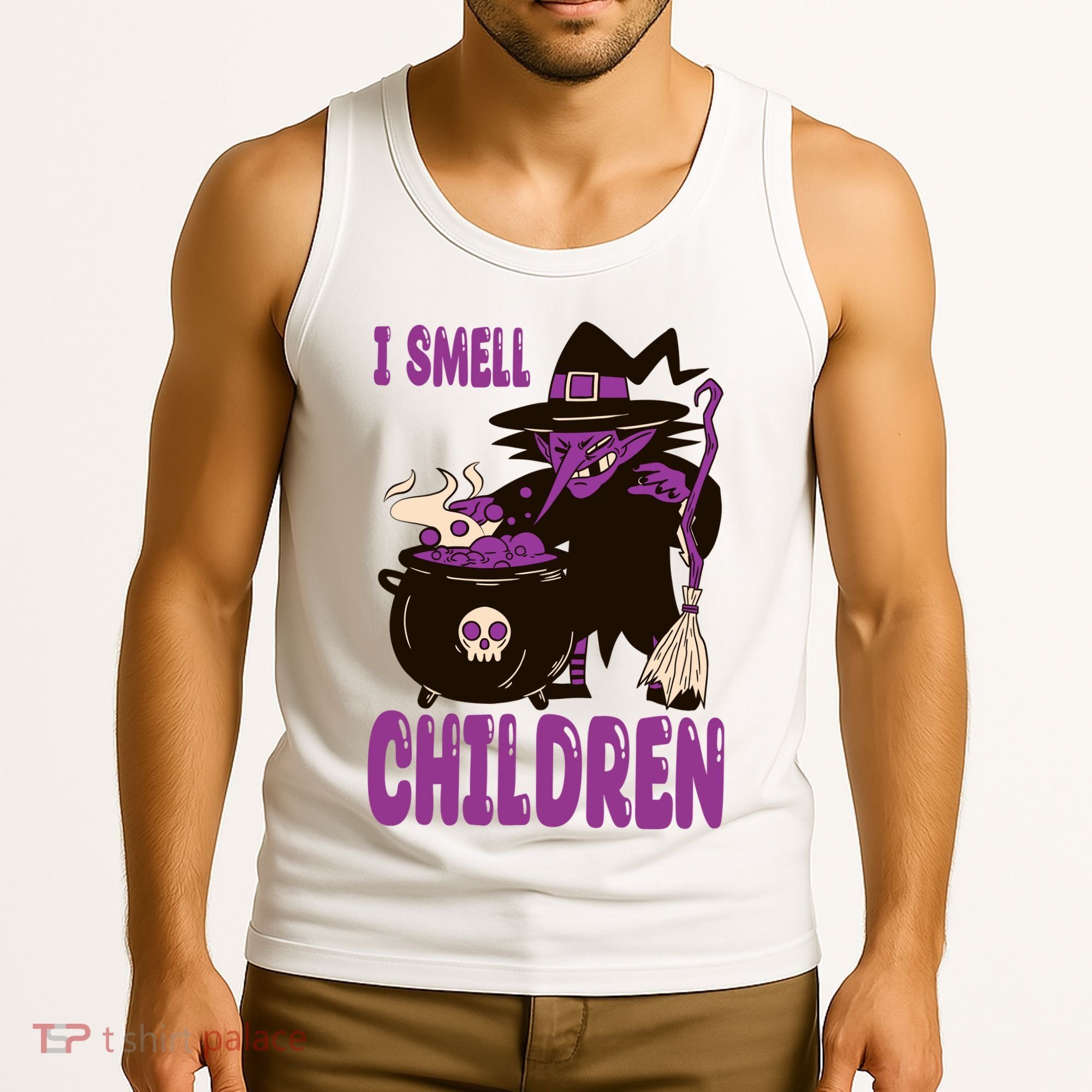 I Smell Children Funny Halloween Witch Tank Top