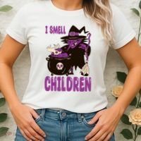 I Smell Children Funny Halloween Witch Women's T-Shirt thumb 2