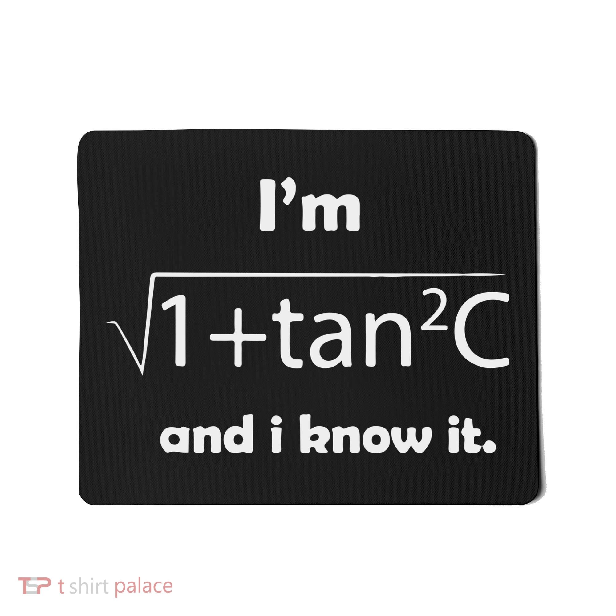 I’M Sec C And I Know It Funny Sexy Math Humor Mousepad
