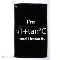 I’M Sec C And I Know It Funny Sexy Math Humor Golf Towel thumb 0