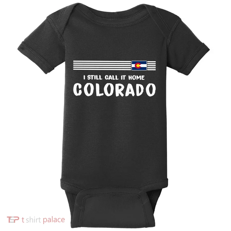 I Still Call It Home Colorado Flag Baby Bodysuit