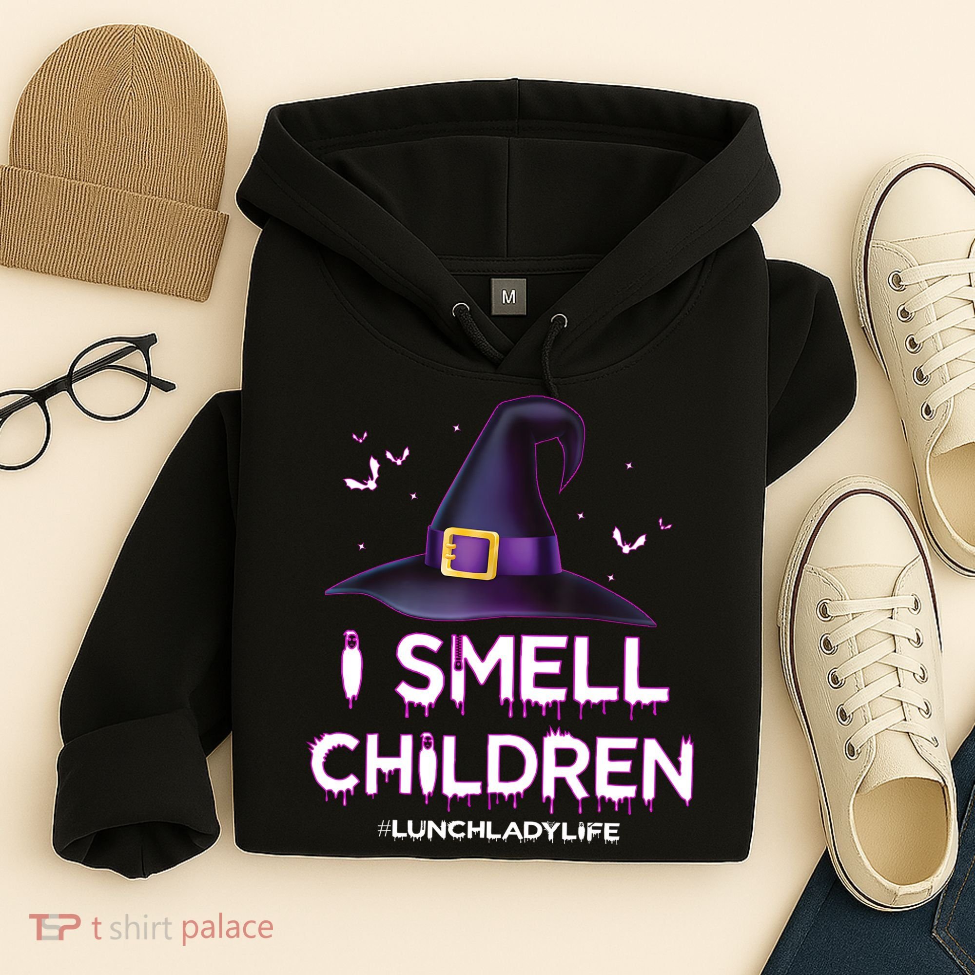 I Smell Children Lunch Lady Life Halloween For Lunch Lady Hoodie