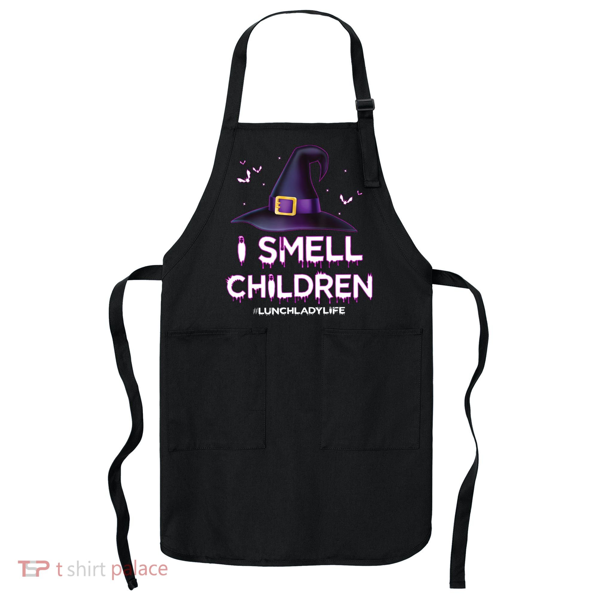 I Smell Children Lunch Lady Life Halloween For Lunch Lady Apron