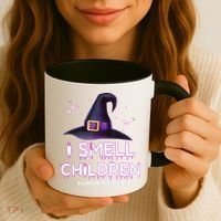 I Smell Children Lunch Lady Life Halloween For Lunch Lady Coffee Mug thumb 3