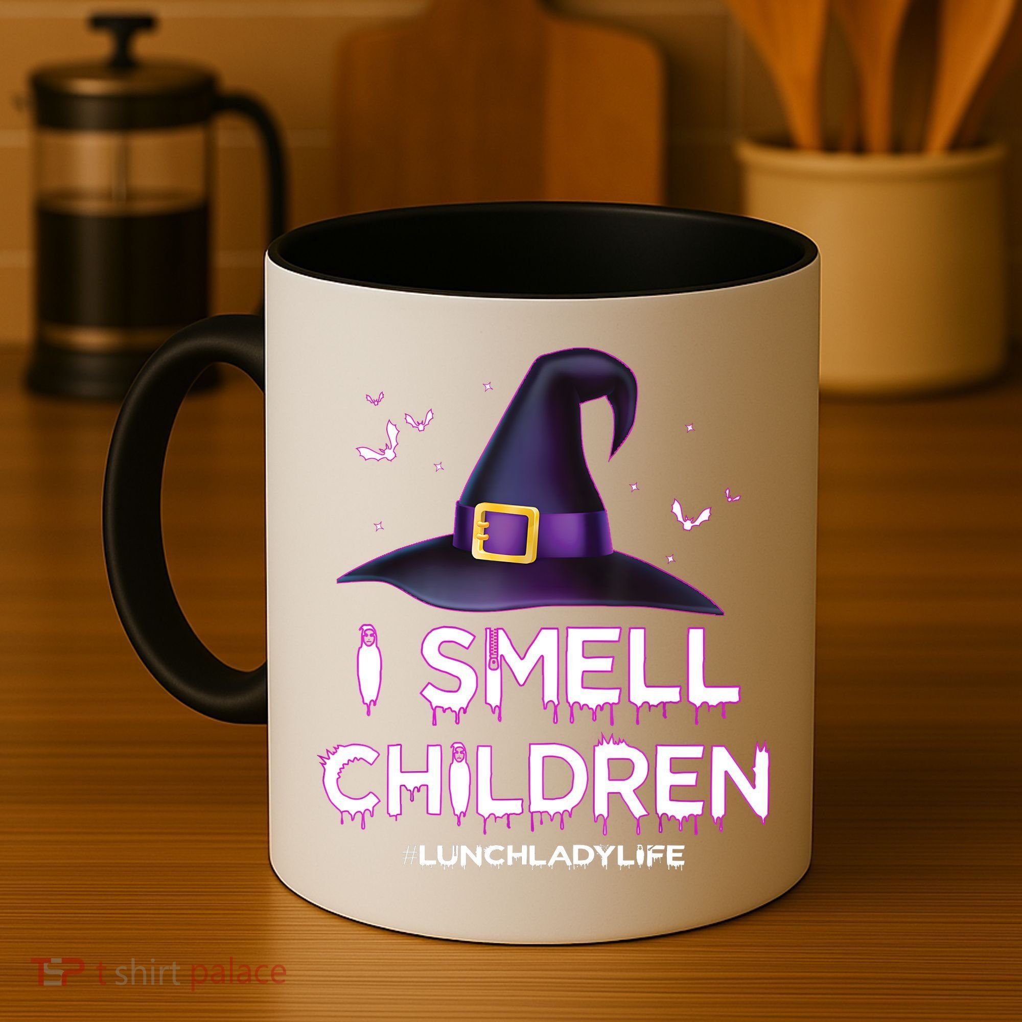 I Smell Children Lunch Lady Life Halloween For Lunch Lady Coffee Mug