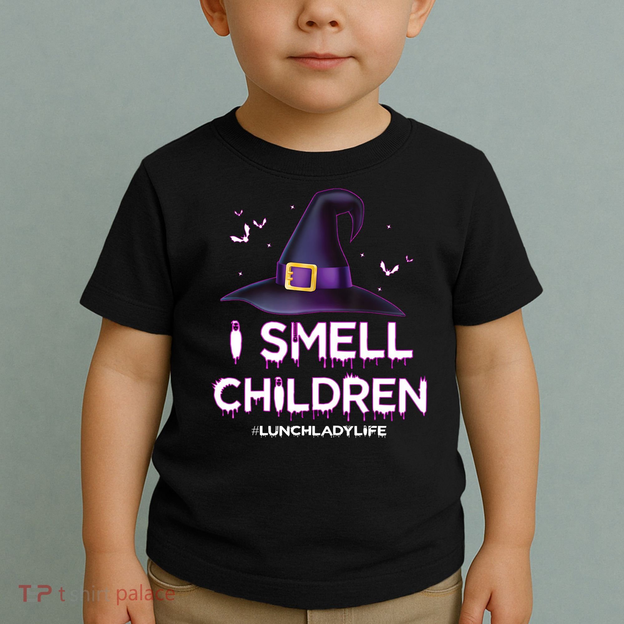 I Smell Children Lunch Lady Life Halloween For Lunch Lady Toddler T-Shirt
