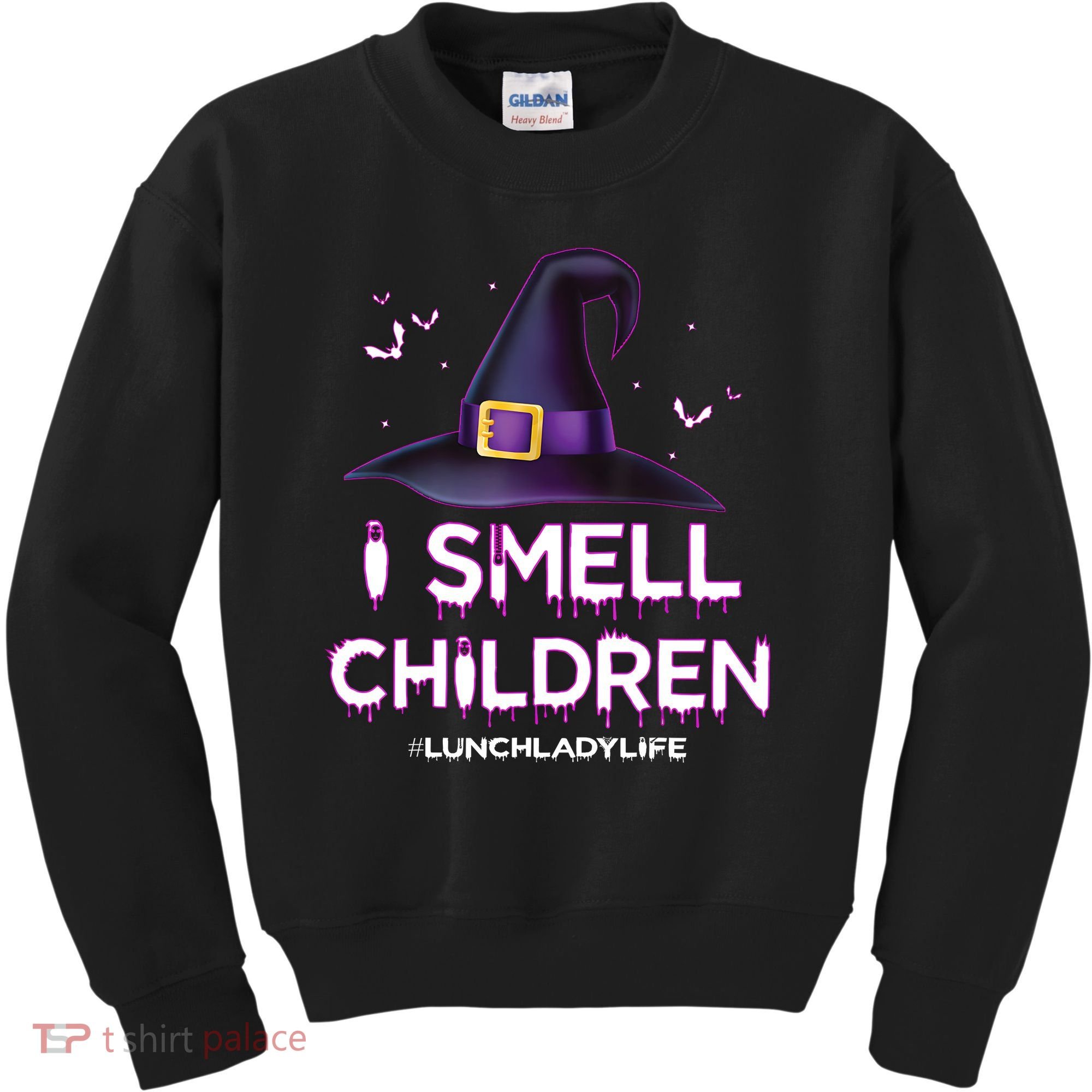 I Smell Children Lunch Lady Life Halloween For Lunch Lady Kids Sweatshirt