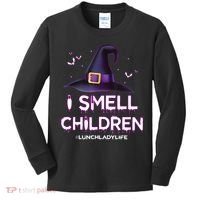I Smell Children Lunch Lady Life Halloween For Lunch Lady Kids Long Sleeve Shirt thumb 0