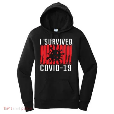 I Survived Covid19 Distressed Women's Hoodie